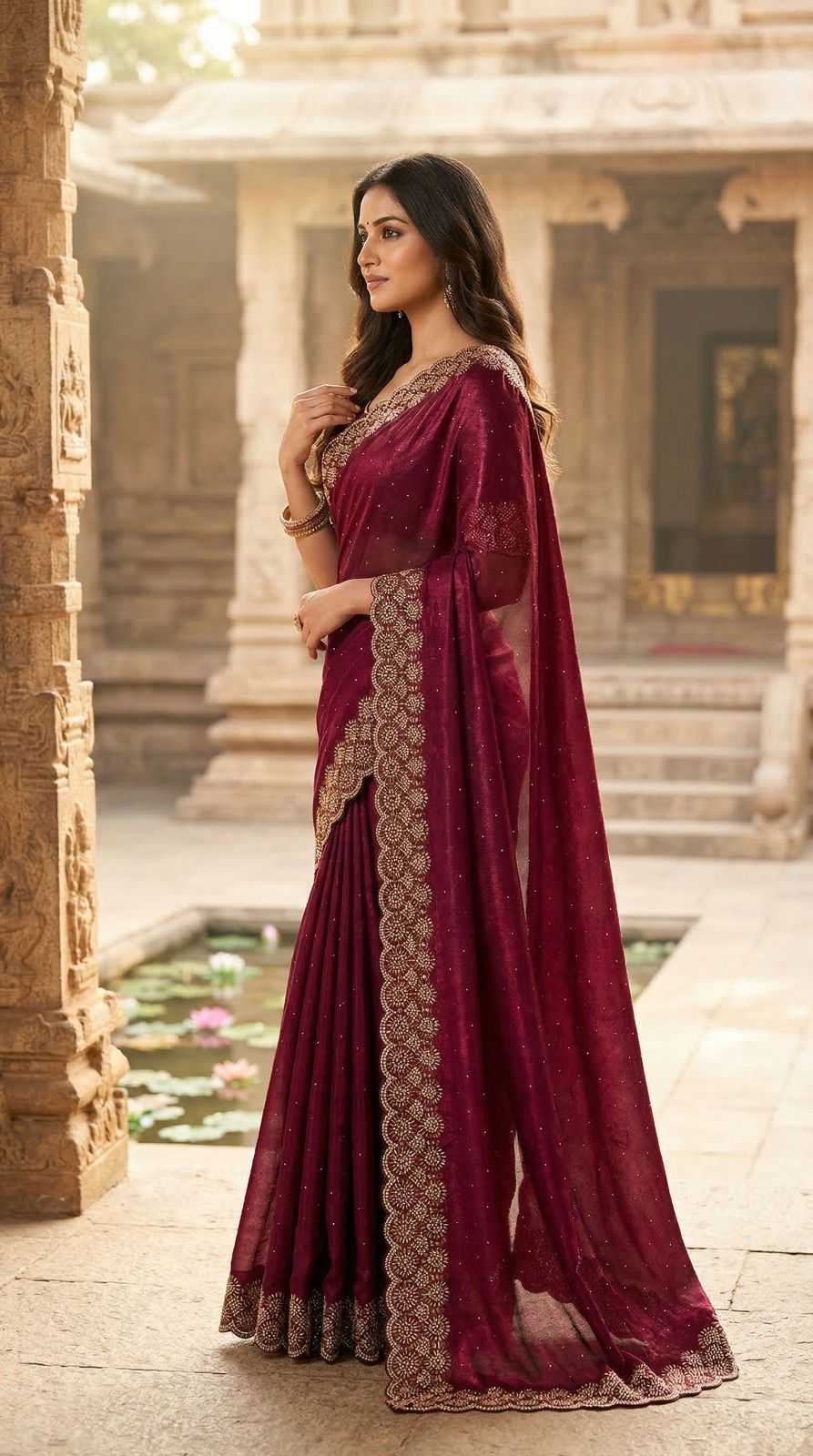 Space Silk Designer Saree