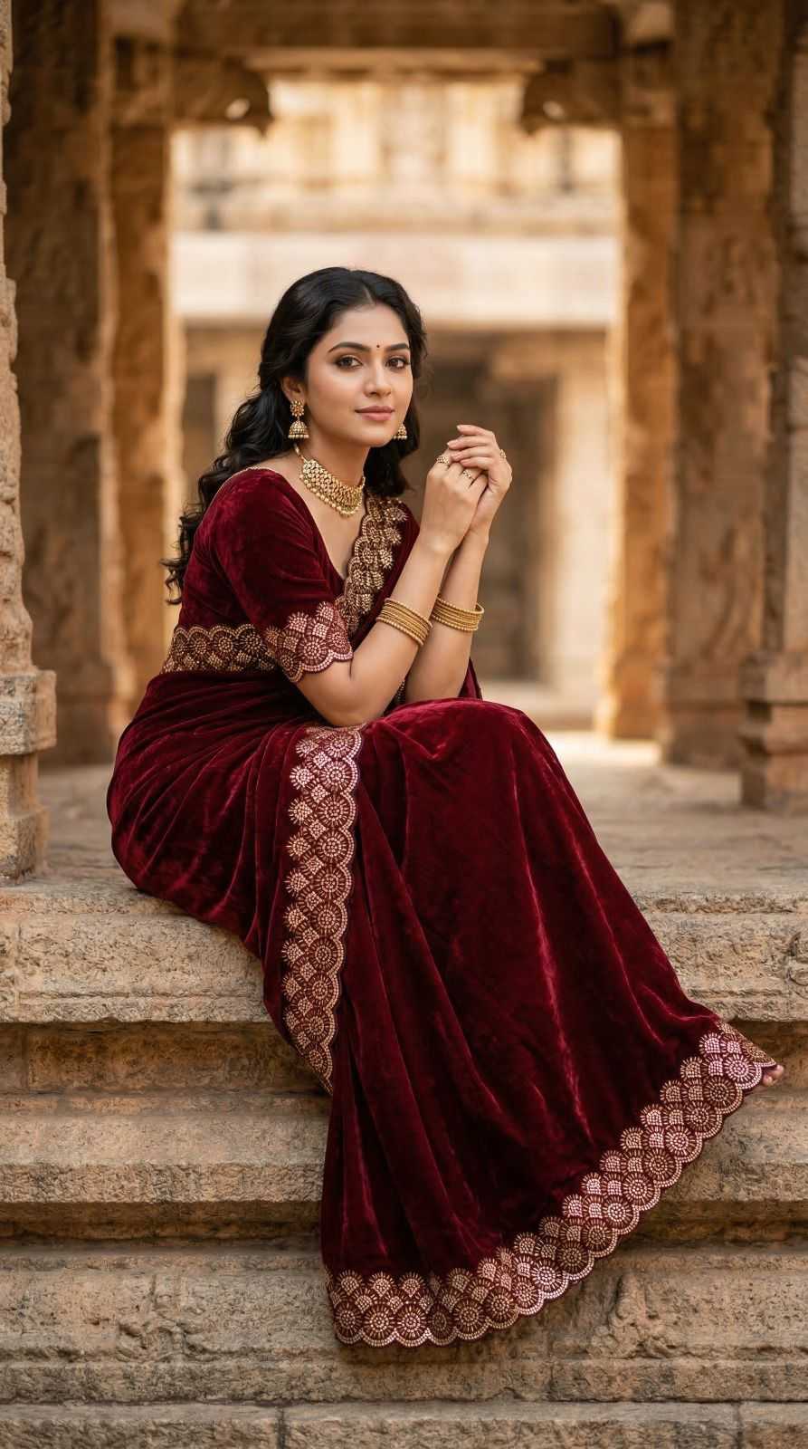Space Silk Designer Saree