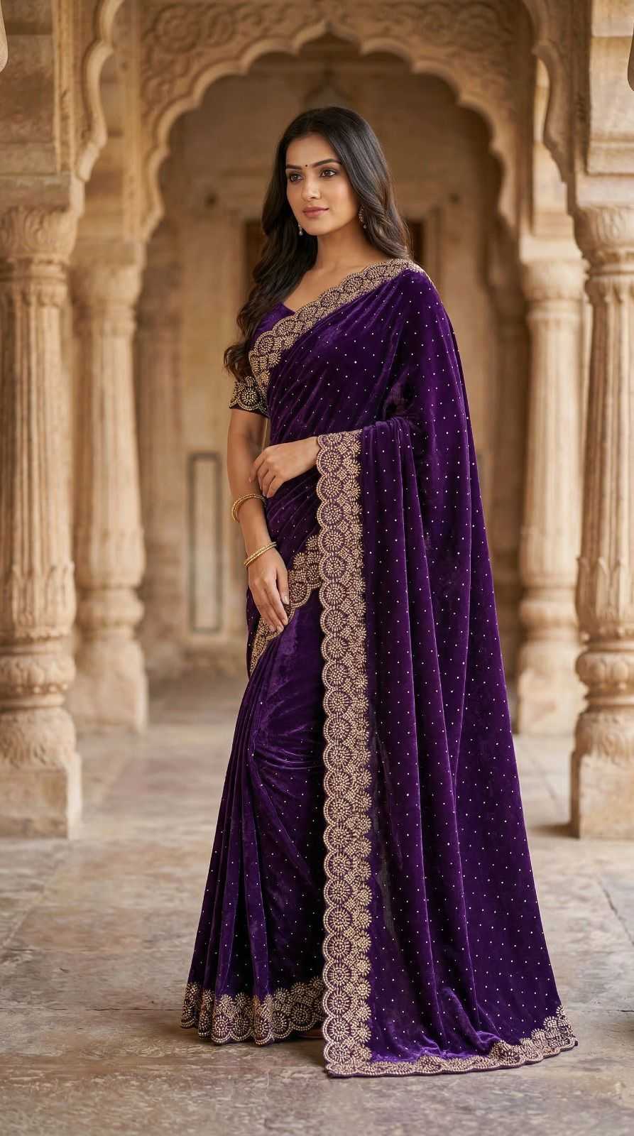 Space Silk Designer Saree
