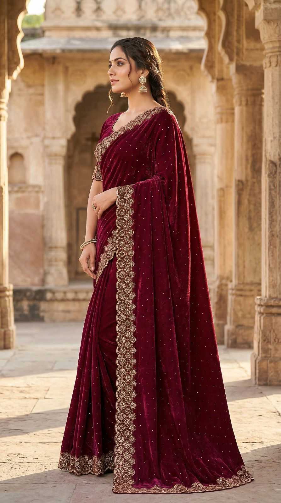 Space Silk Designer Saree