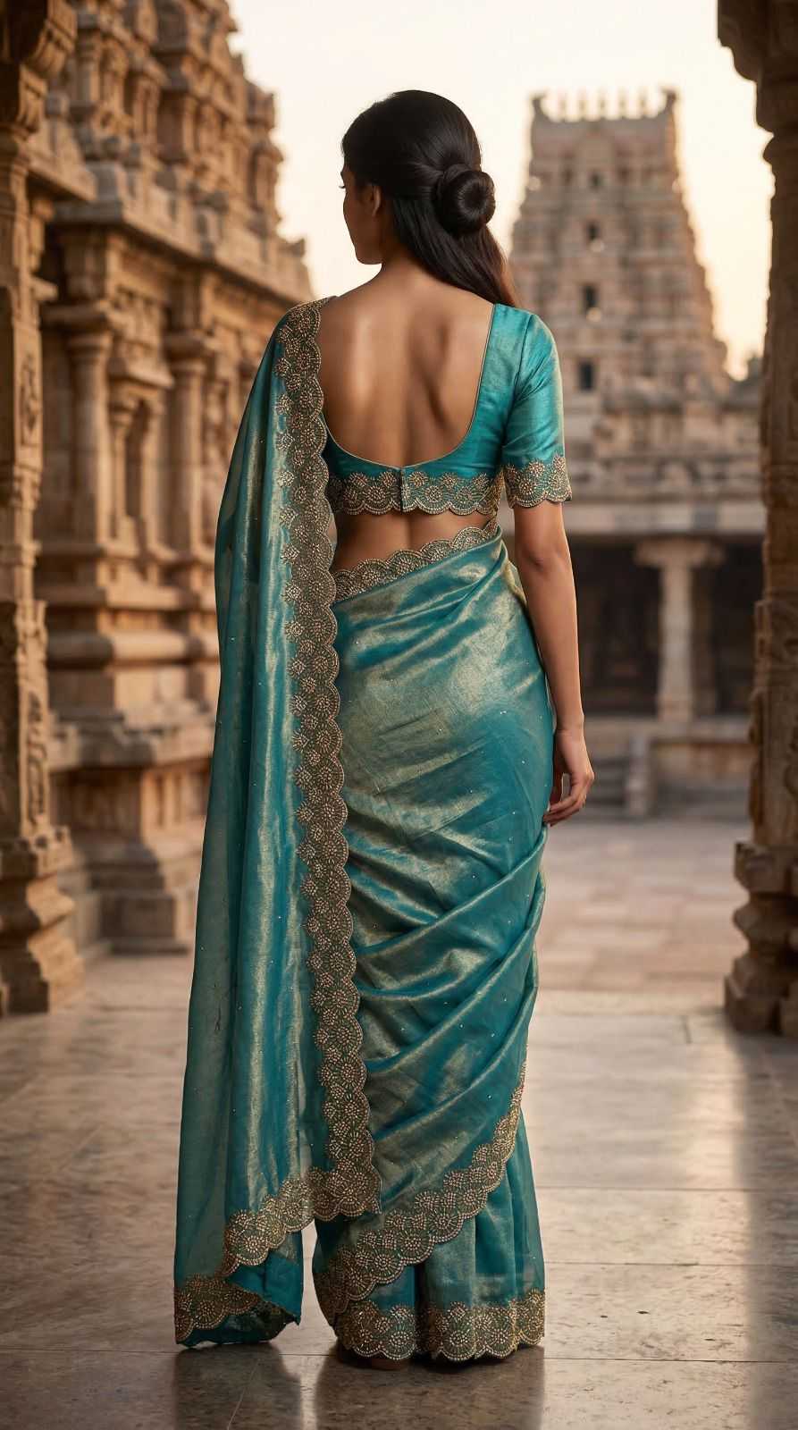 Space Silk Designer Saree