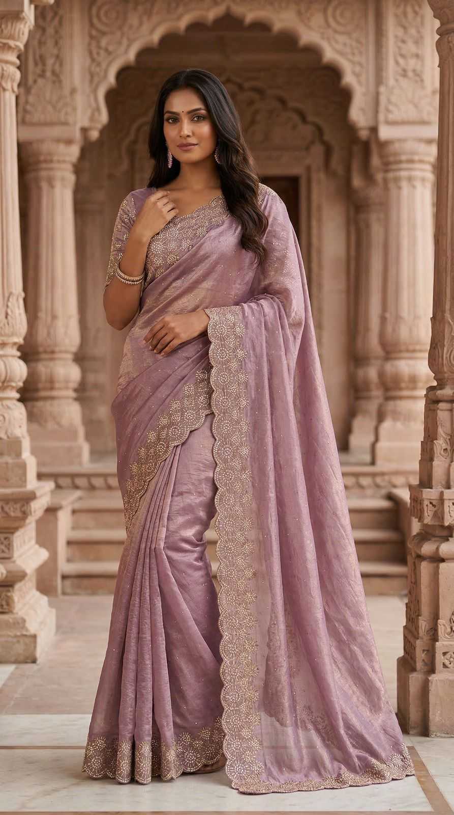 Space Silk Designer Saree