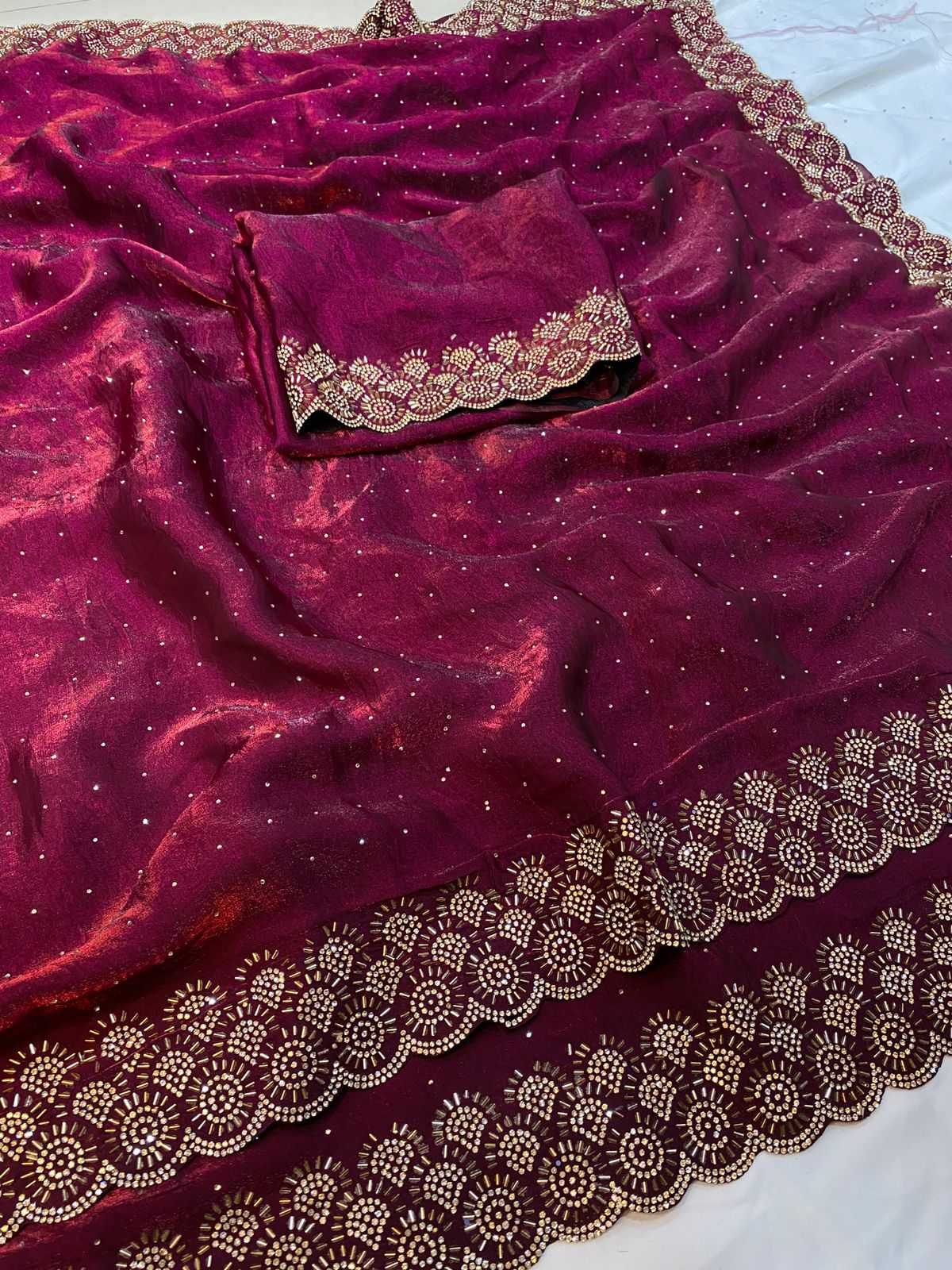 Space Silk Designer Saree