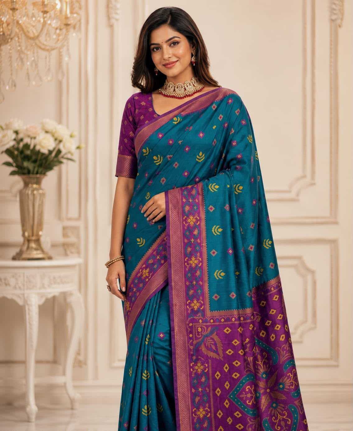 Lichi Silk Soft Saree