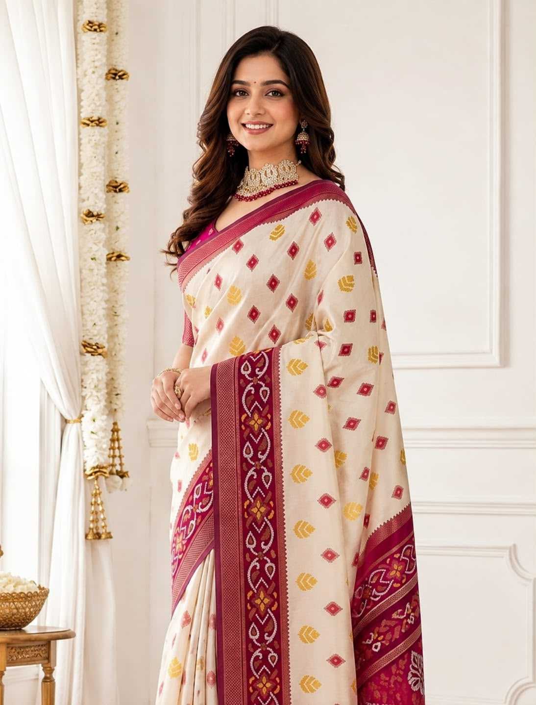 Lichi Silk Soft Saree