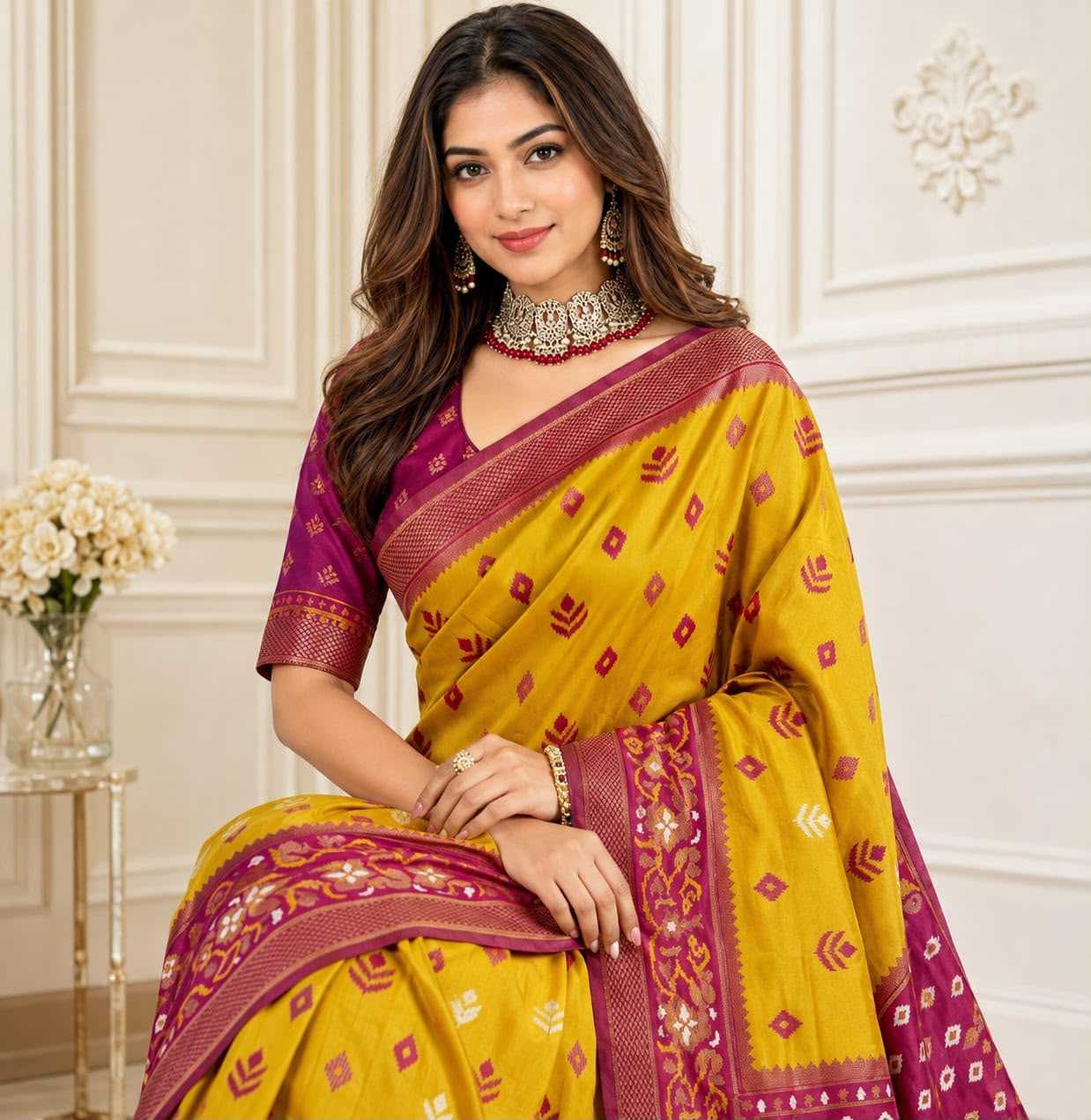 Lichi Silk Soft Saree