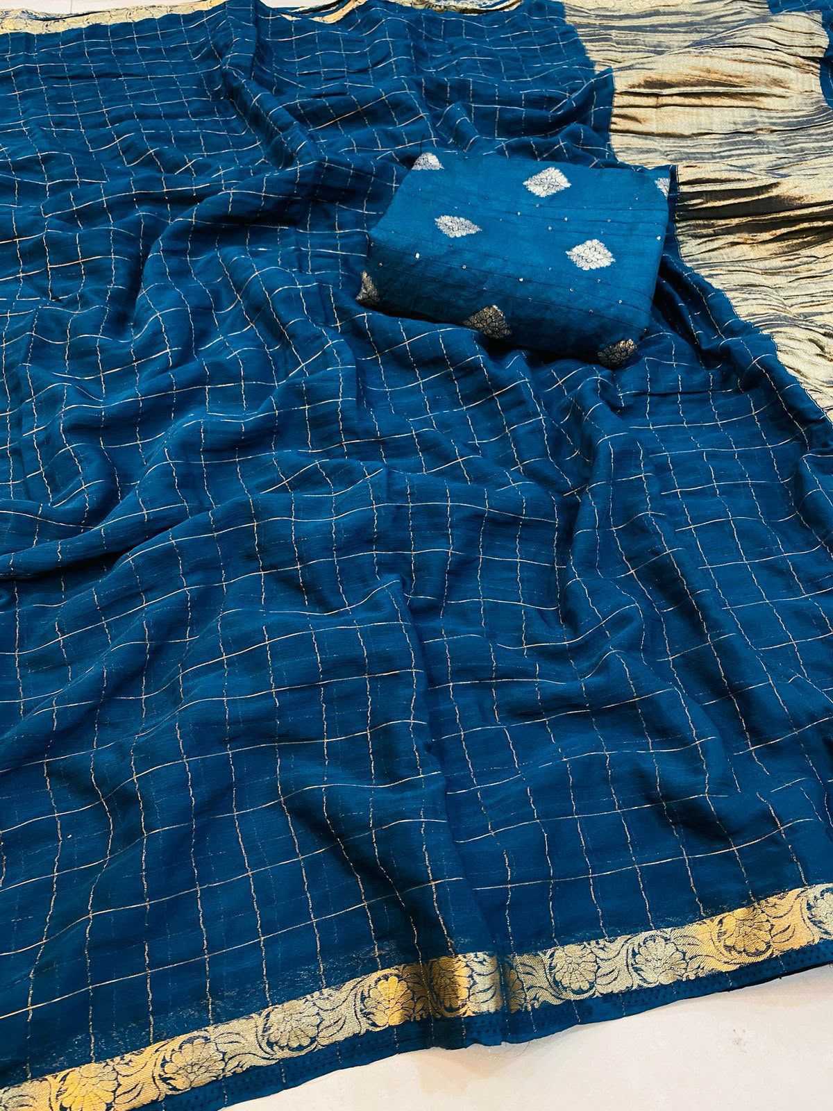 Viscose Jacquard Saree
