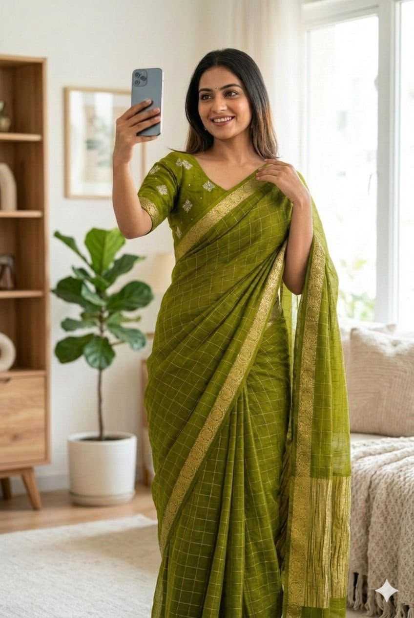 Viscose Jacquard Saree