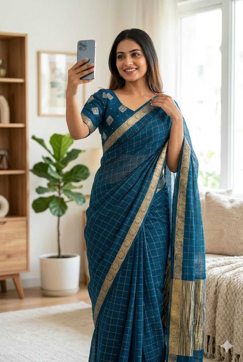 Viscose Jacquard Saree