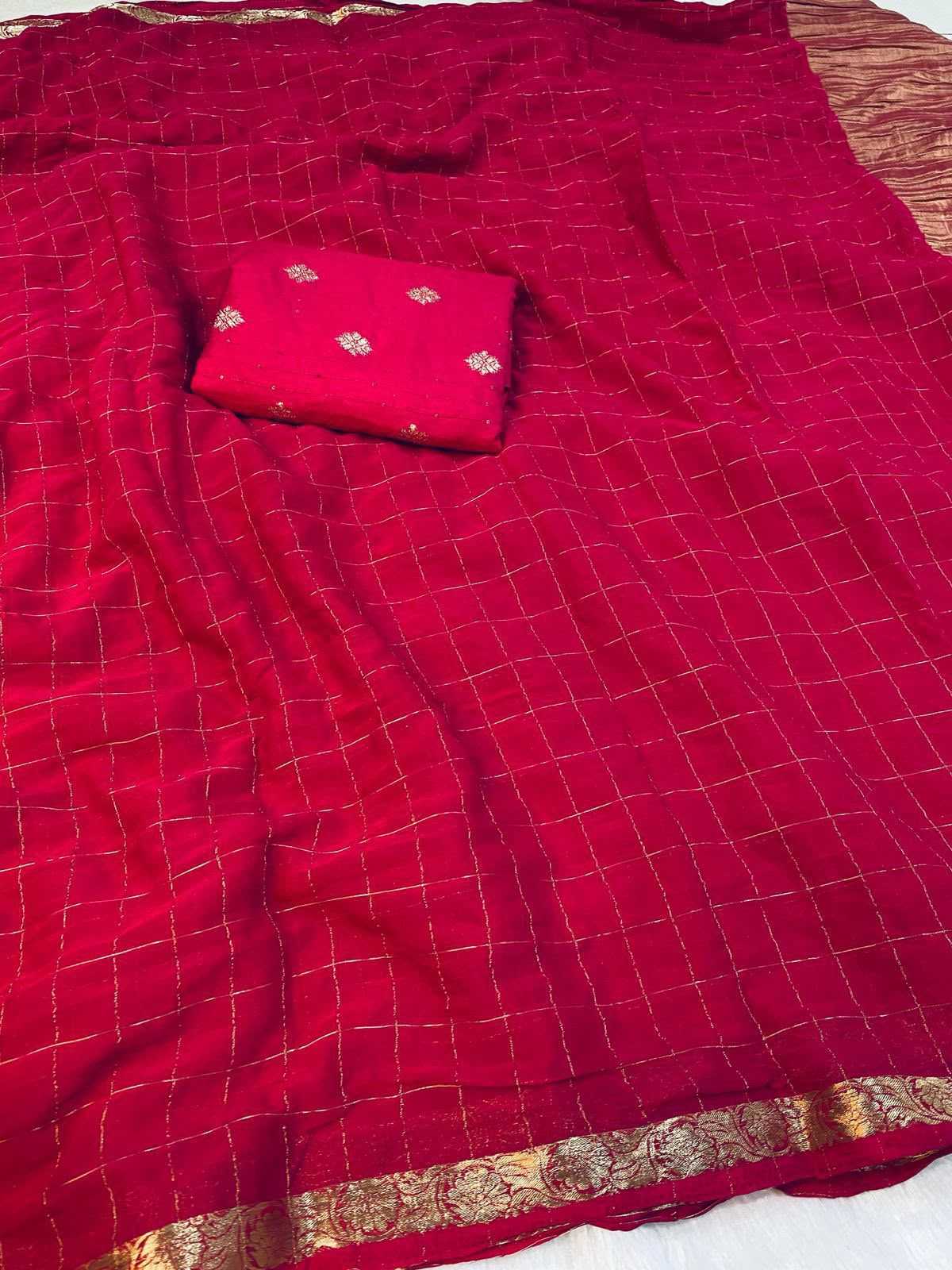 Viscose Jacquard Saree