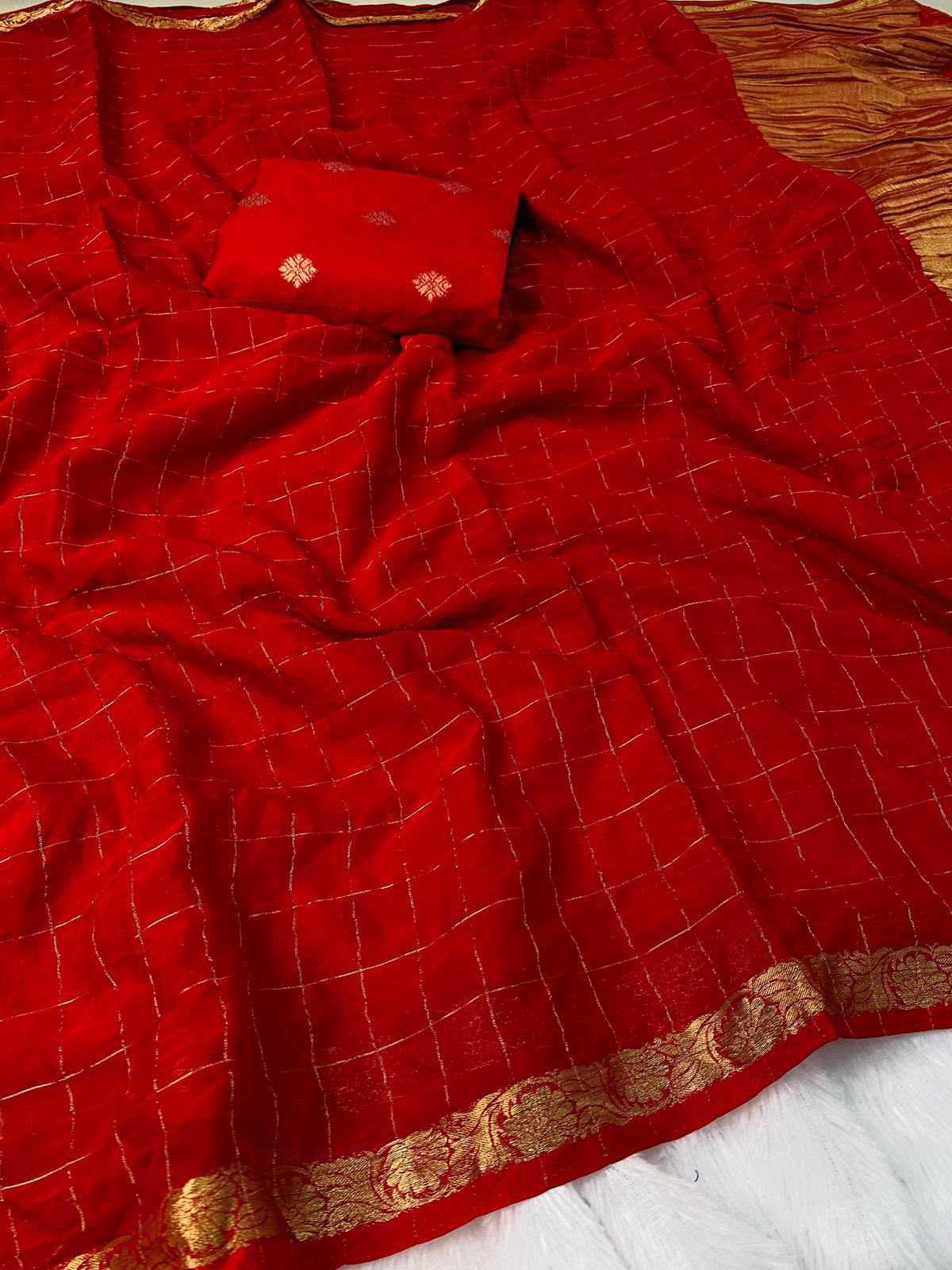 Viscose Jacquard Saree
