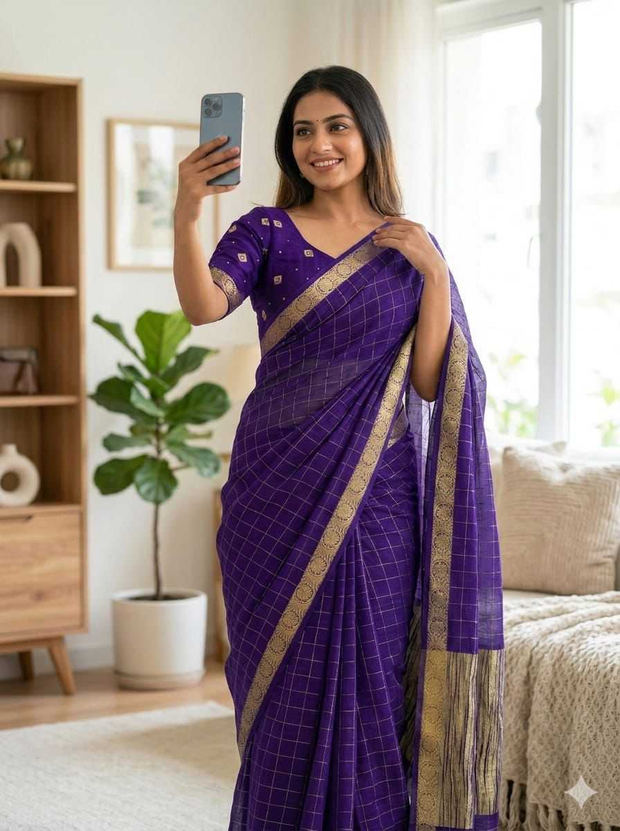 Chinon Silk Designer Saree