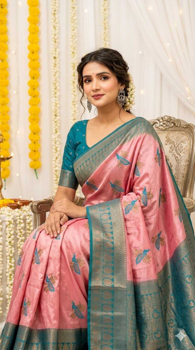 Banarasi Soft Silk Designer Saree