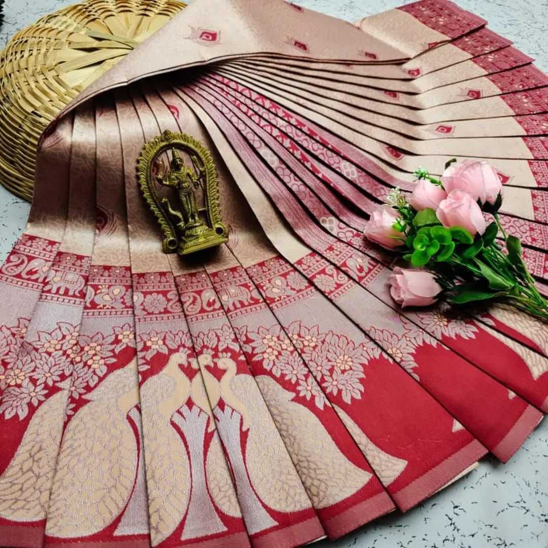 Zari More Banarasi Soft Silk Saree