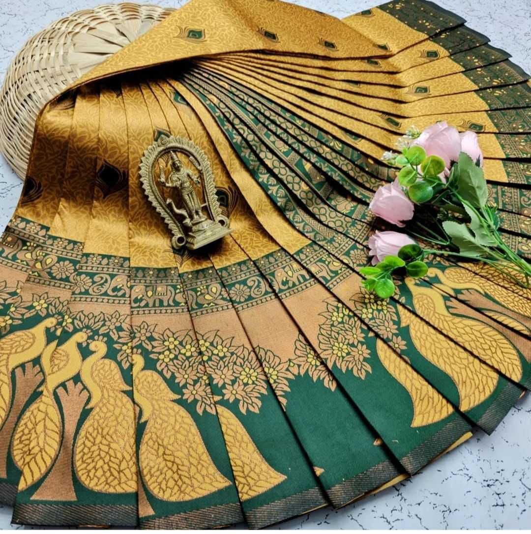 Zari More Banarasi Soft Silk Saree