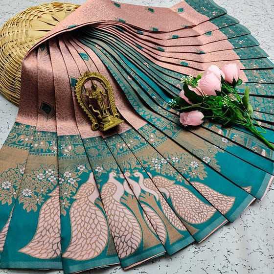 Zari More Banarasi Soft Silk Saree