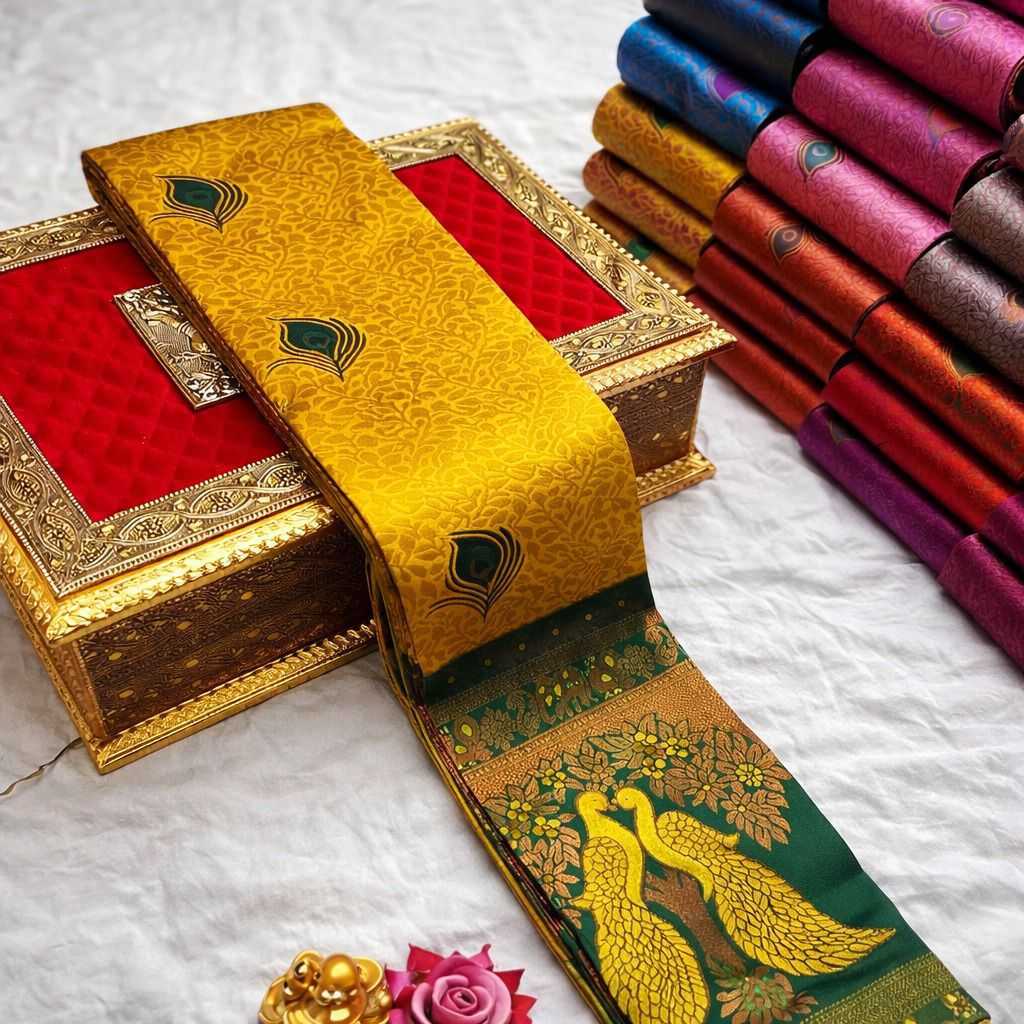 Zari More Banarasi Soft Silk Saree