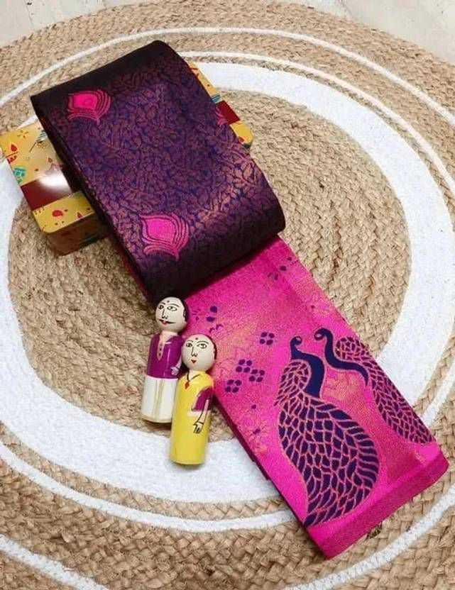 Zari More Banarasi Soft Silk Saree