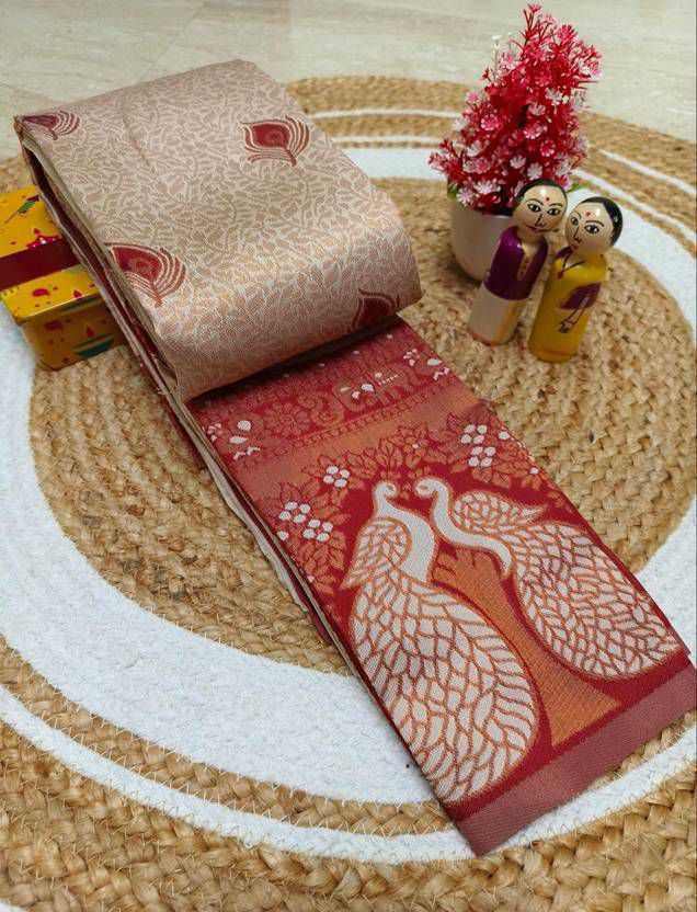 Zari More Banarasi Soft Silk Saree