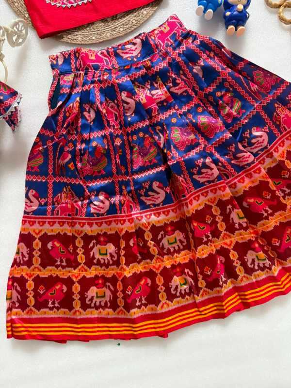 Patola Silk Kids Ethnic Wear