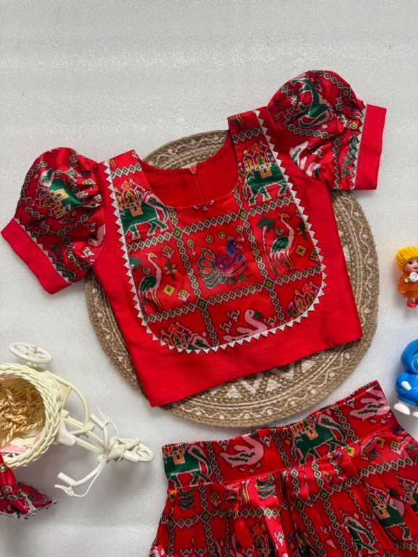 Patola Silk Kids Ethnic Wear