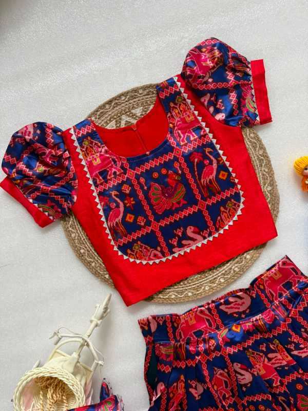Patola Silk Kids Ethnic Wear