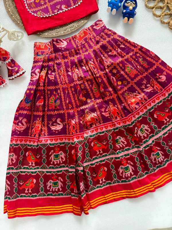 Patola Silk Kids Ethnic Wear