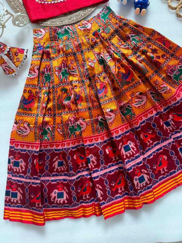Patola Silk Kids Ethnic Wear