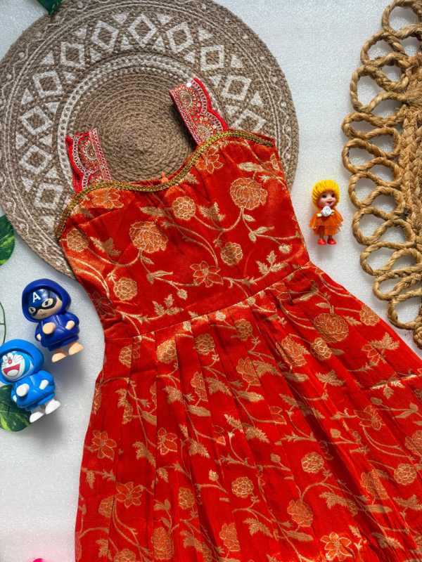 Heavy Crepe Kids Gown