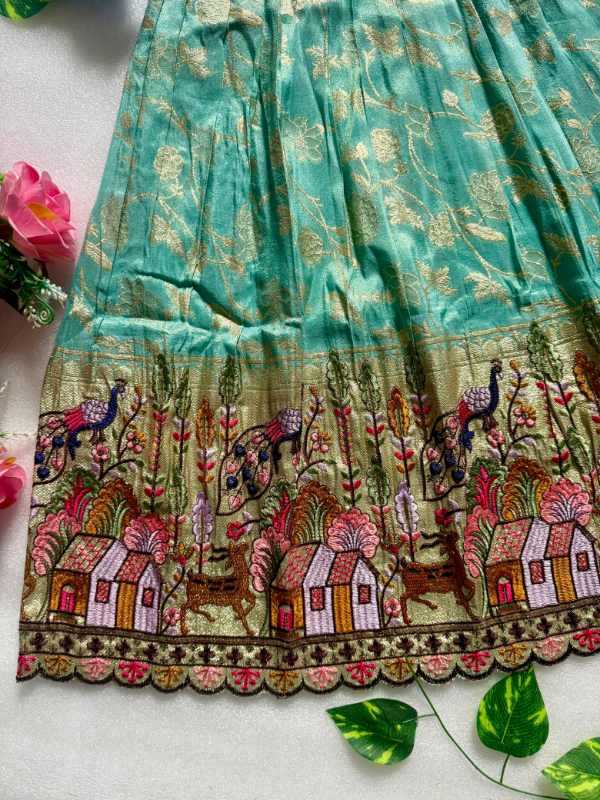Heavy Crepe Kids Gown
