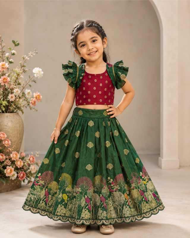 Pure Viscos Kids Lehenga