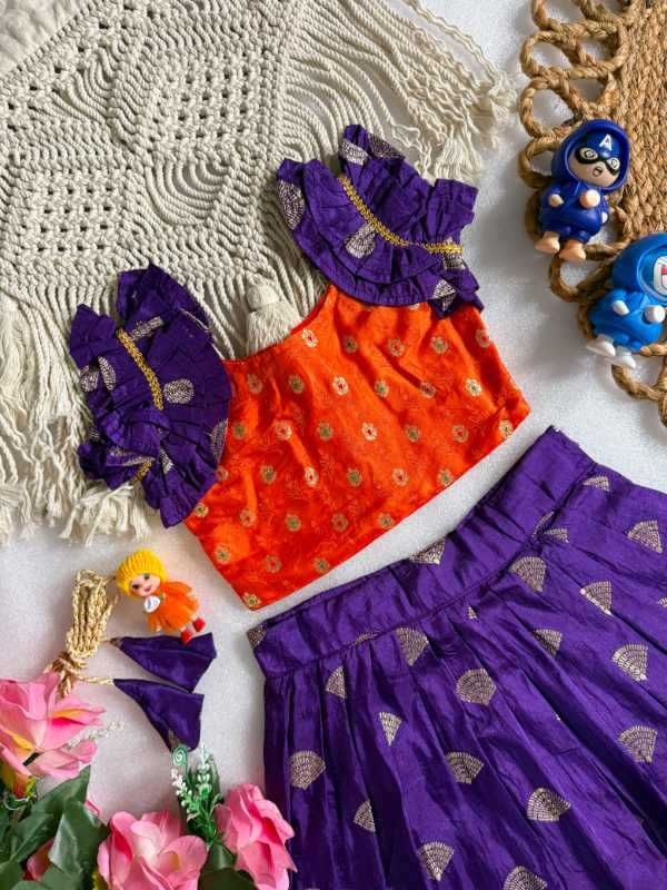 Pure Viscos Kids Lehenga