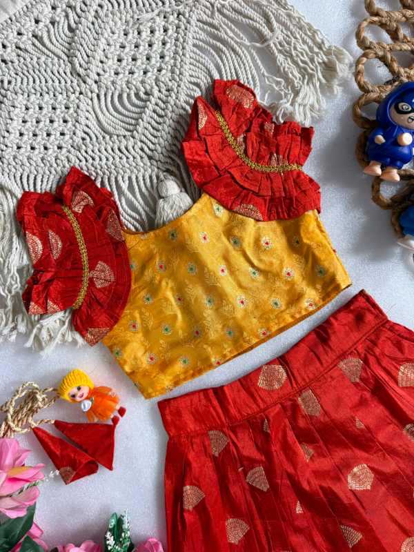 Pure Viscos Kids Lehenga