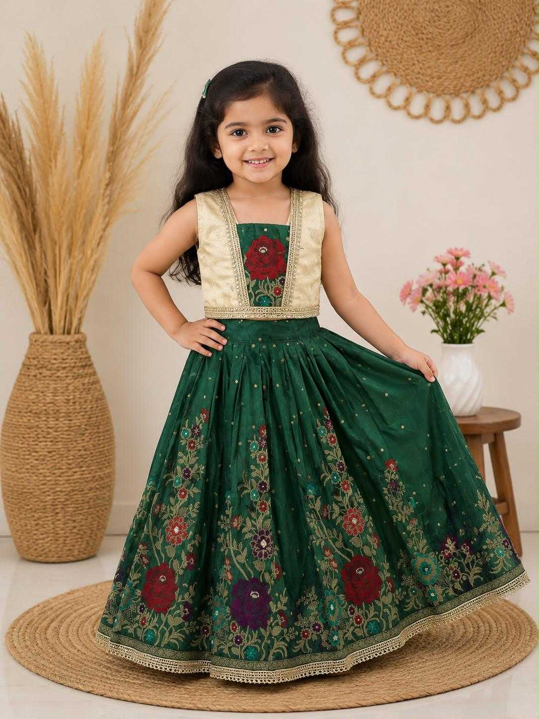 Dola Silk Kids Lehenga