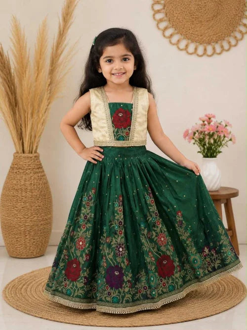 Dola Silk Kids Lehenga