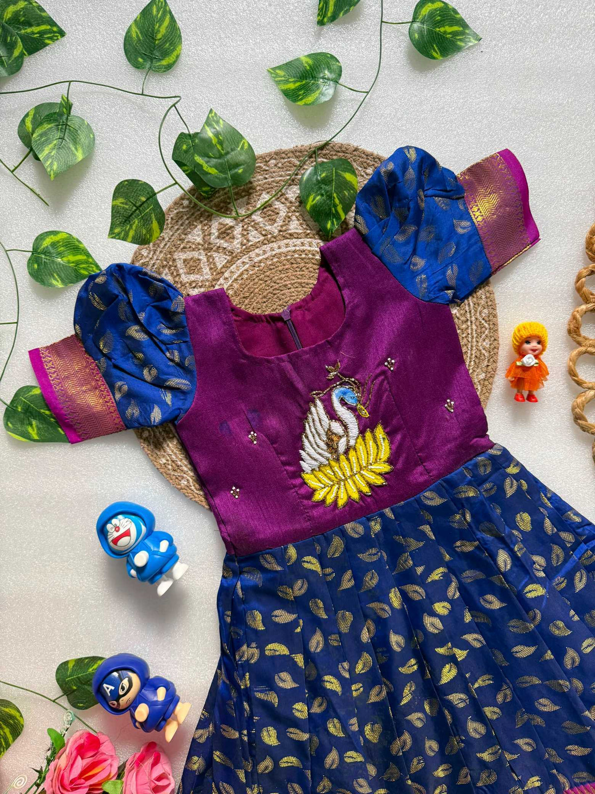Arshia Pure Silk Kids Gown