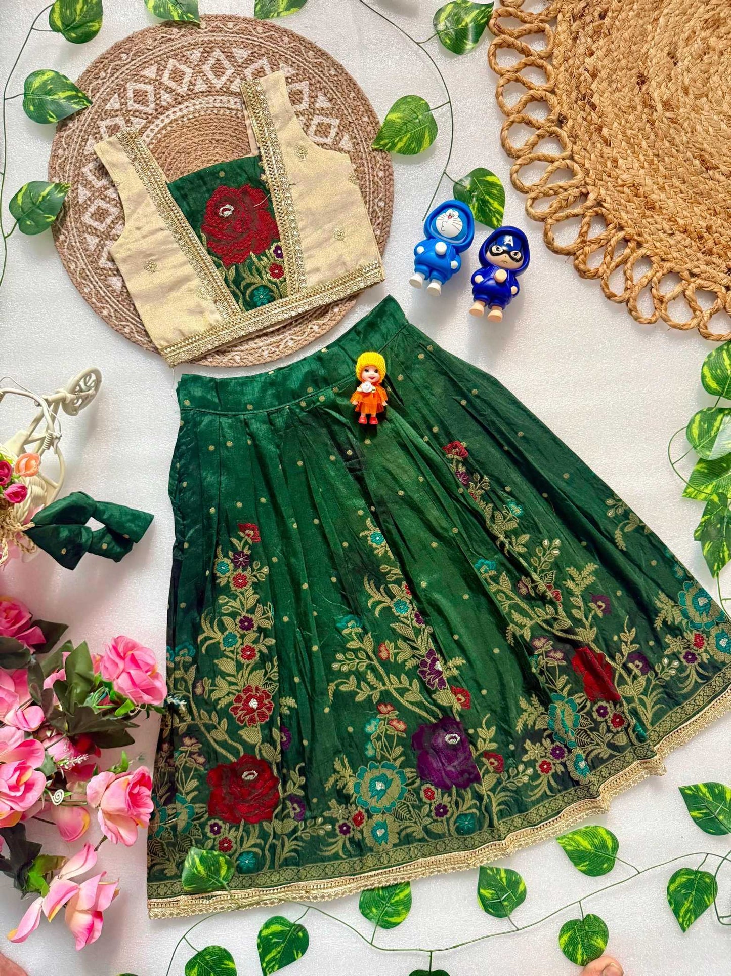 Dola Silk Kids Lehenga