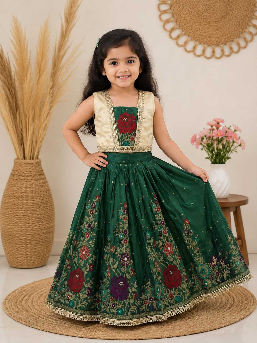 Dola Silk Kids Lehenga
