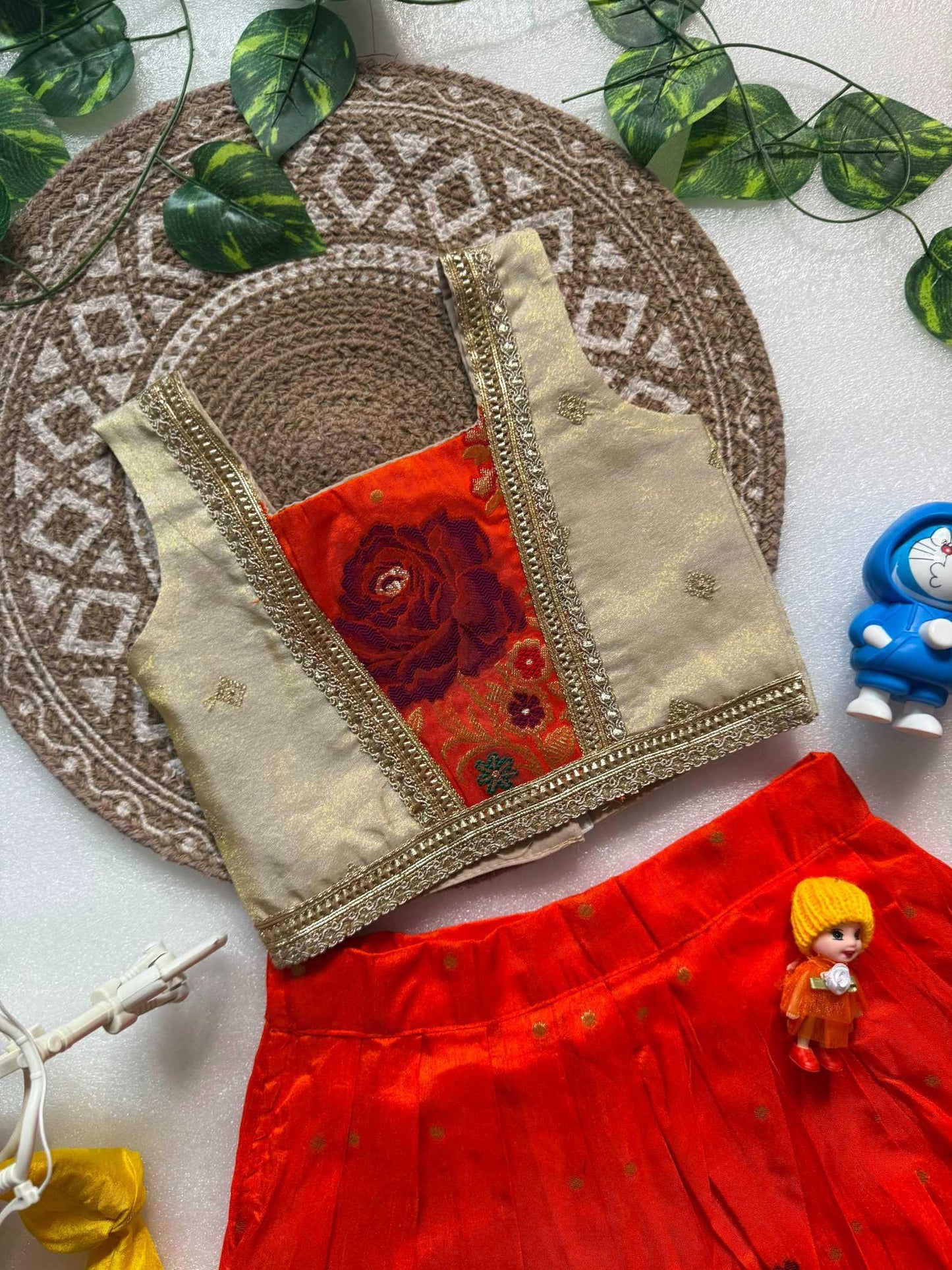Dola Silk Kids Lehenga
