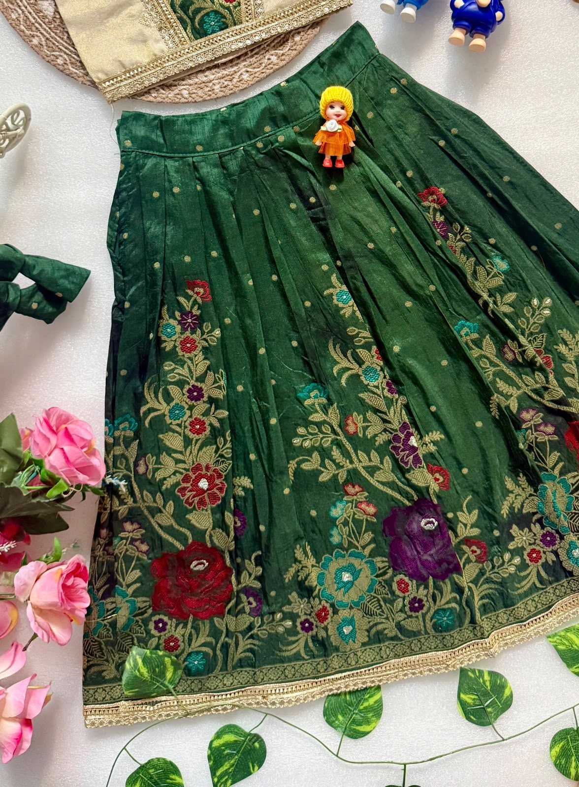 Dola Silk Kids Lehenga