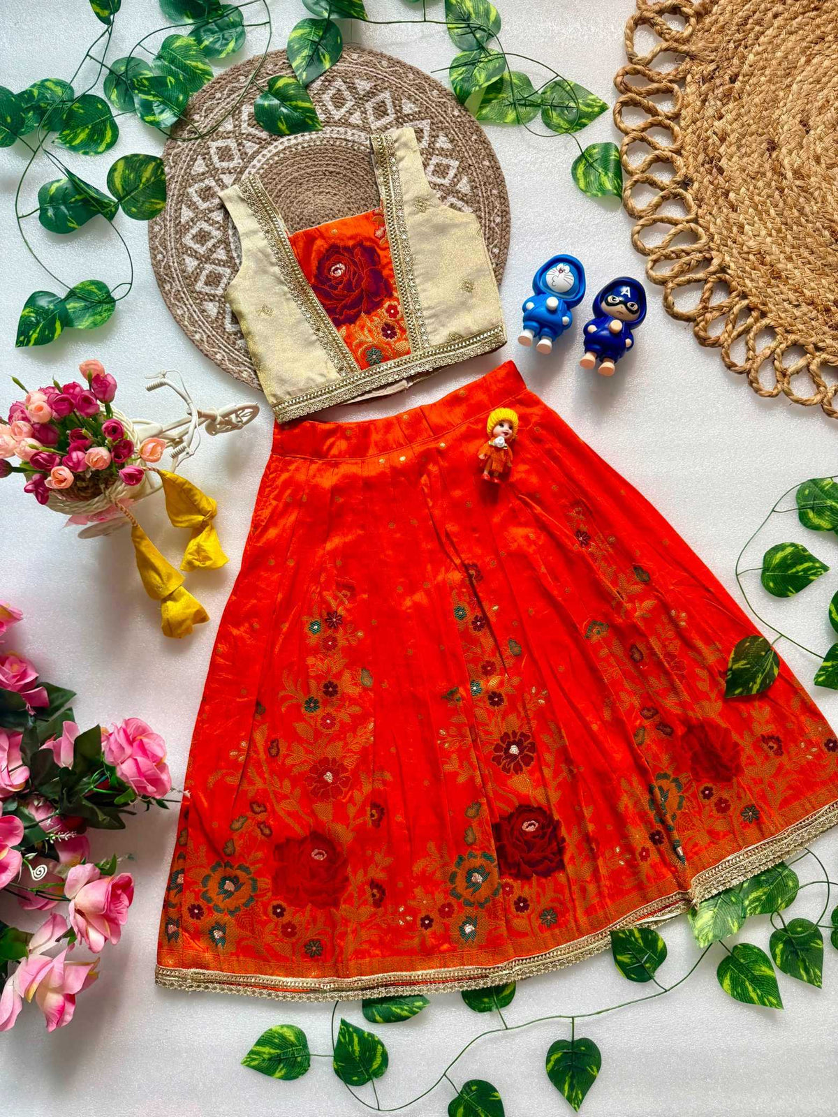 Dola Silk Kids Lehenga