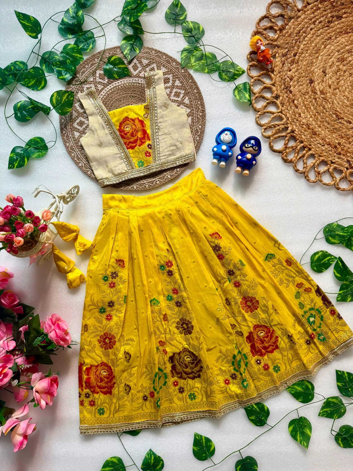 Dola Silk Kids Lehenga