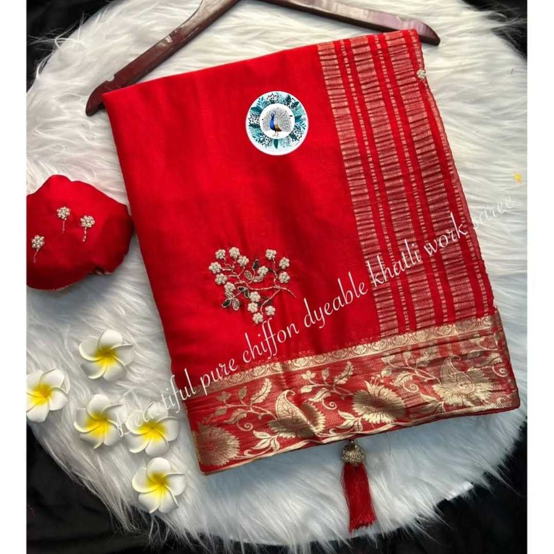 Chiffon Designer Saree