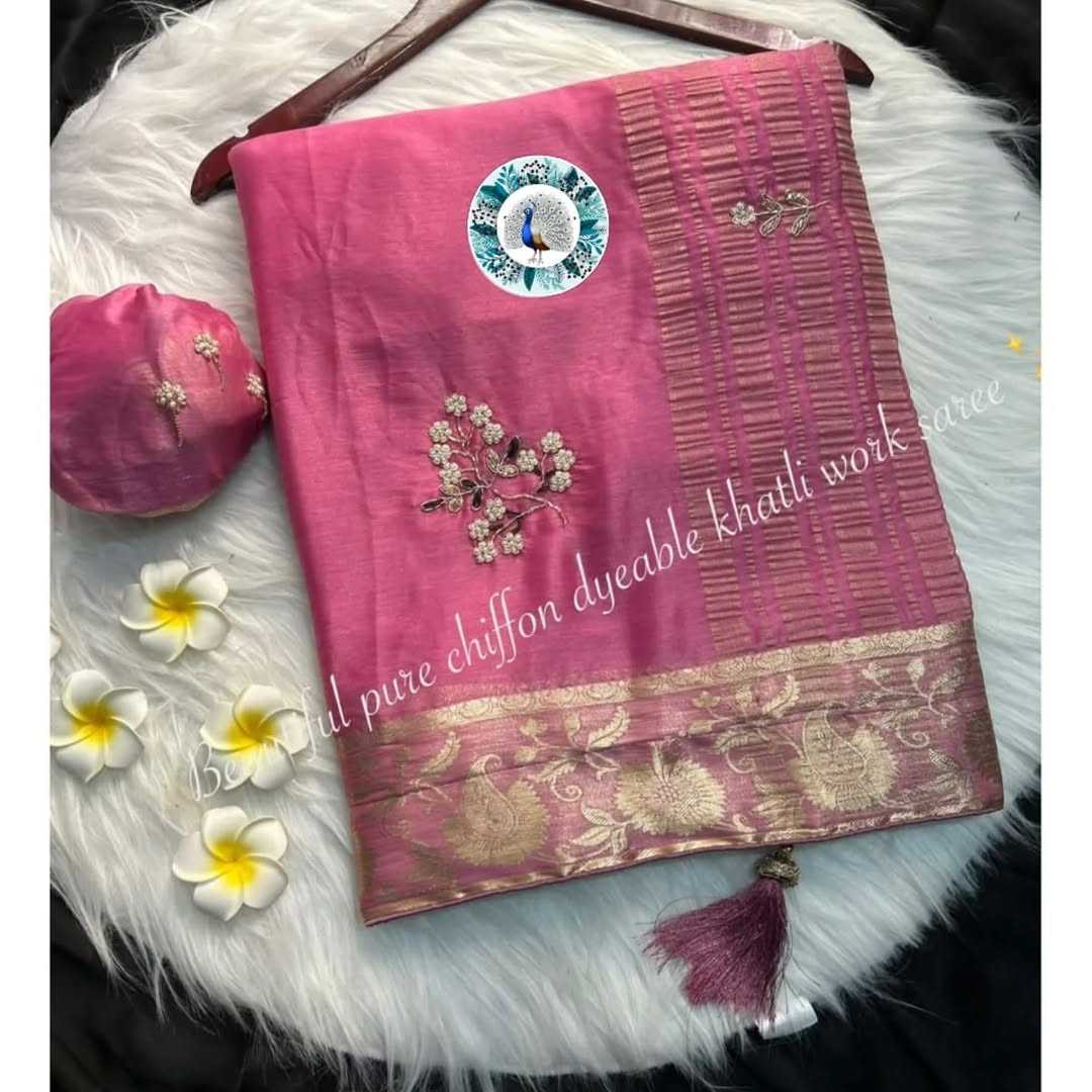 Chiffon Designer Saree
