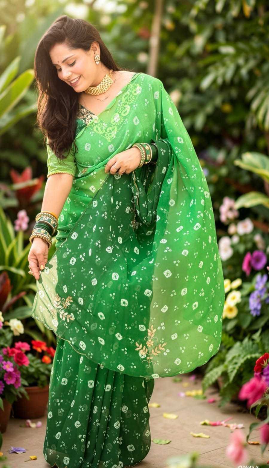 Georgette Printed Saree
