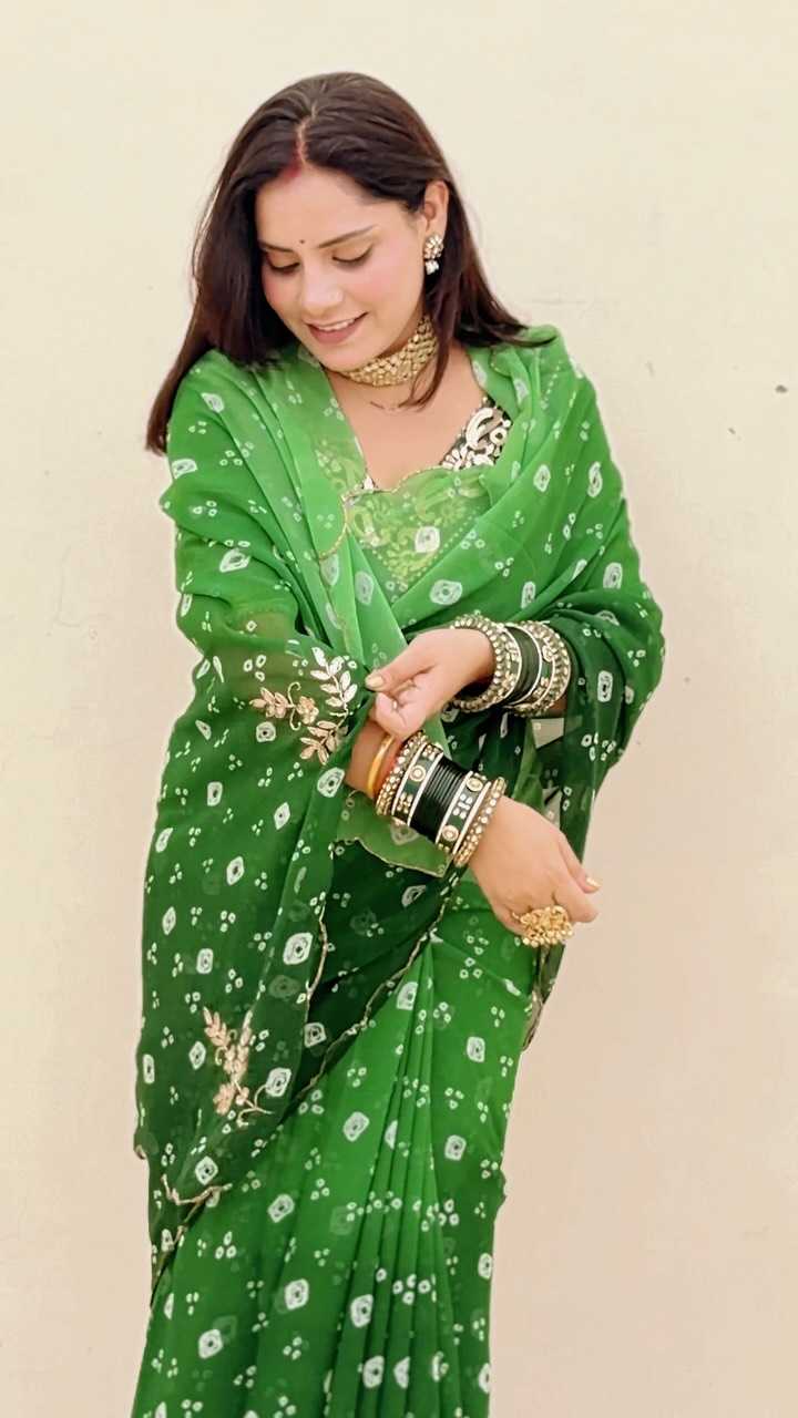 Georgette Printed Saree