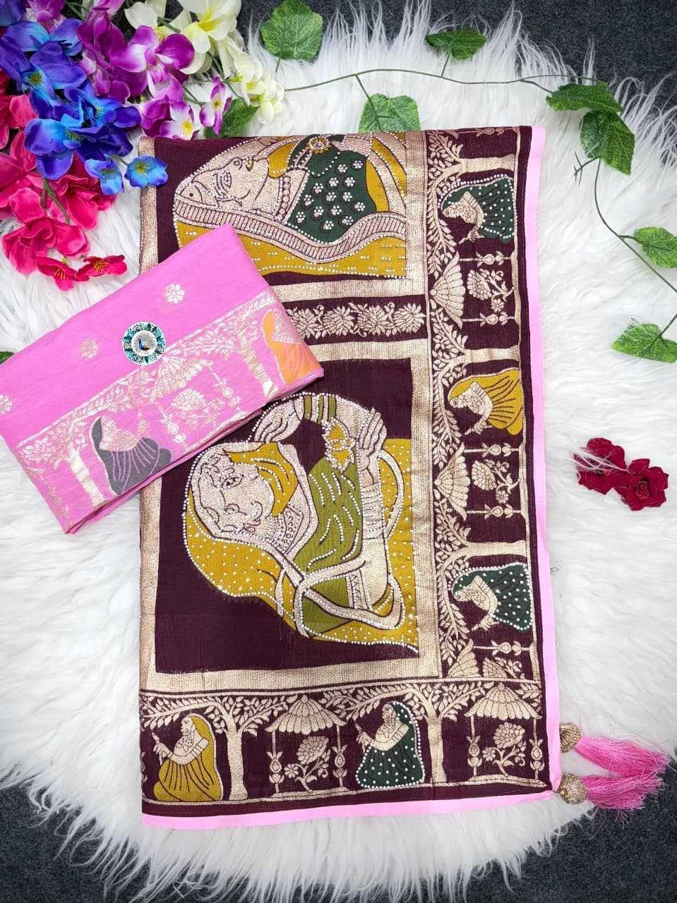 Soft Dola Designer Saree