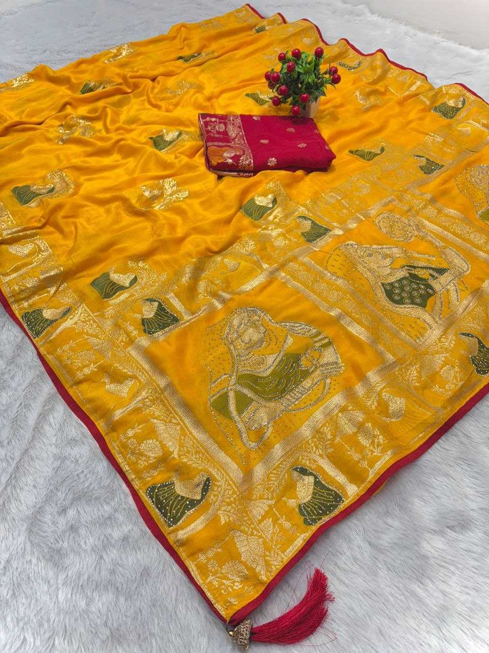 Soft Linen Jari Designer Saree