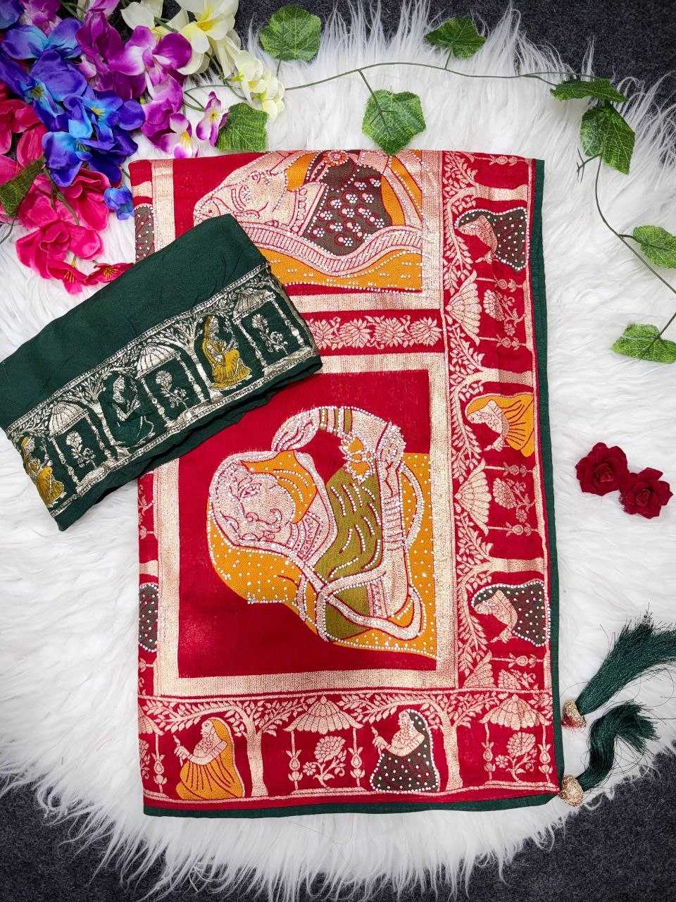 Soft Linen Jari Designer Saree