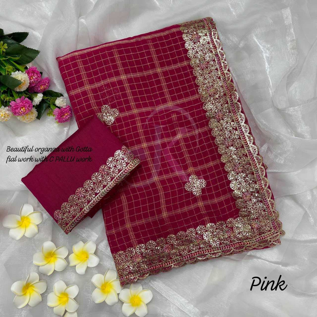 Chiffon Designer Saree in Medium Purple